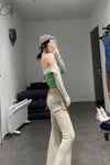 BORIS BIDJAN SABERI Light Grey Cashmere Hat KNHAT2 FPI30001